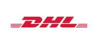 Dhl Shipping Service | the Mindset Designed Dhl Logo in Red on a Teal Background