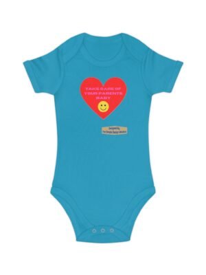 Cotton Baby Bodysuit - TAKE CARE OF YOUR PARENTS, Baby