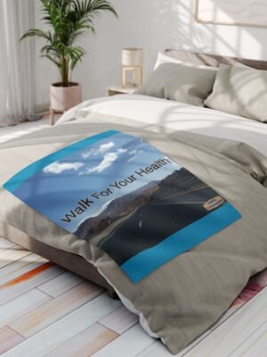 10210948276186738826_2048jpeg Walking Health Arctic Fleece Blanket - Turquoise - 30x40 - Walk For Your Health