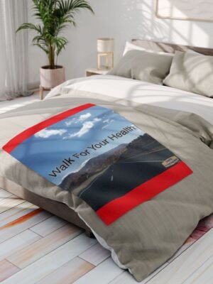 15406736326097130274_2048jpeg Walking Health Arctic Fleece Blanket - Red - 30x40 - Walk For Your Health