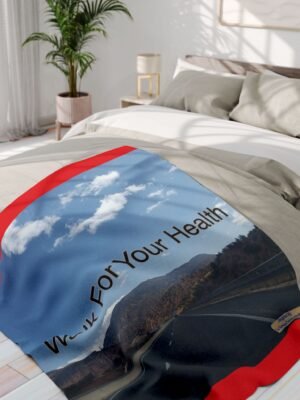 4877582231485901882_2048jpeg Walking Health Arctic Fleece Blanket - Red - 50x60 - Walk For Your Health