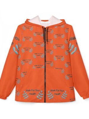 12271699419372556286_2048jpeg Walk For Your Health - Windbreaker Orange Jacket Unisex
