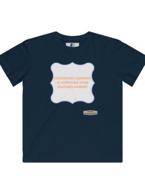 15008040420802942594_2048jpeg Inspirational Kids Fine Jersey Tee - "Continuous Learning"
