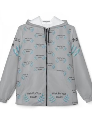 1681598169939637868_2048jpeg Walk For Your Health - Windbreaker Light Grey Jacket Unisex