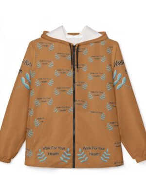7539736863399531546_2048jpeg Walk For Your Health - Windbreaker Light Brown Jacket Unisex