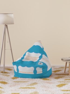 12692981347237609508_2048jpeg Turquoise Geometric Pattern Bean Bag Cover - Continuous Learning - 27×30×25