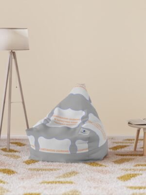 16290003691252666931_2048-1jpeg Light Grey Geometric Pattern Bean Bag Cover - Continuous Learning - 27×30×25