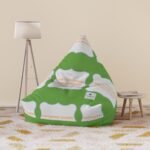 The Mindset Designed | Green Geometric Pattern Bean Bag Cover ...