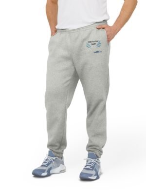 5870367560768022415_2048jpeg Grey Fleece Joggers with Small Embroidered Beach Graphic