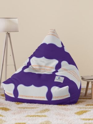 7816598580810789679_2048jpeg Purple Geometric Pattern Bean Bag Cover - Continuous Learning - 38×42×29