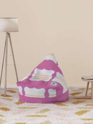 9965154612333025598_2048jpeg Light Pink Geometric Pattern Bean Bag Cover - Continuous Learning - 27×30×25